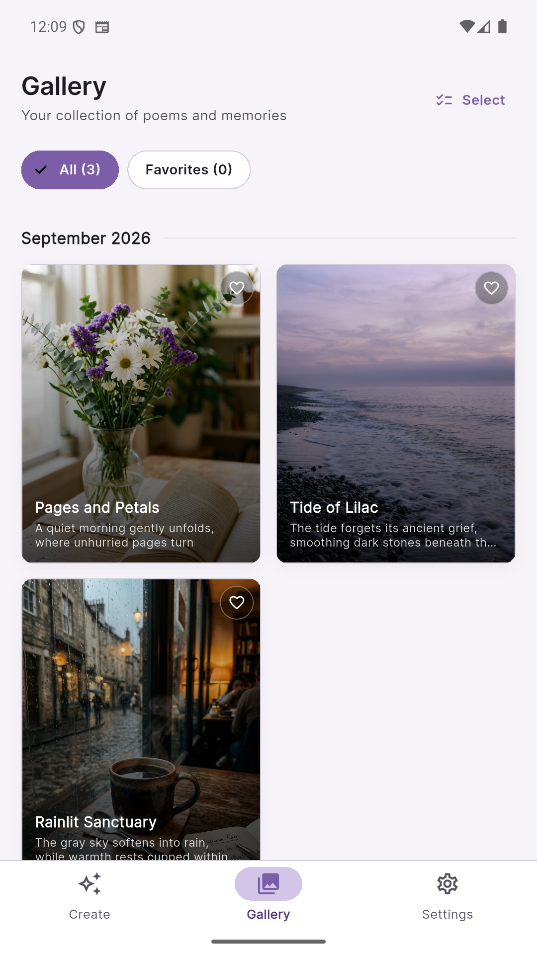 poemtograph In-App Gallery